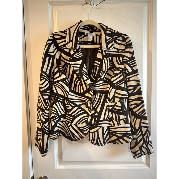 Carole Little Jackets & Blazers - Carole Little 100% Linen Blazer Jacket Classic Career Women's size M